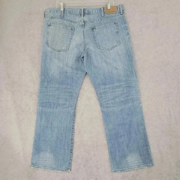 Old Navy Mens 38x30 Low Rise Straight Jeans Light Blue Denim  7PT - Picture 2 of 7